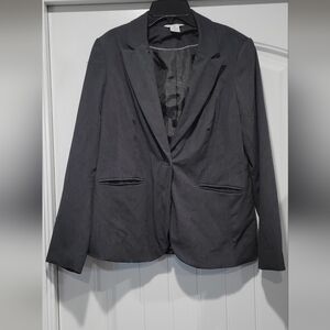 Liz Claiborne Vintage Dark Gray Blazer